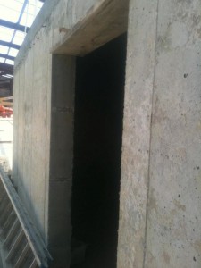 Formed Basement Wall Opening